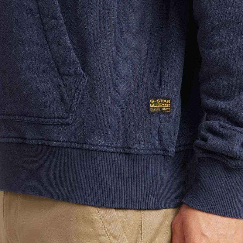 G-Star Washed Half Zip Relaxed Sweater image number 2